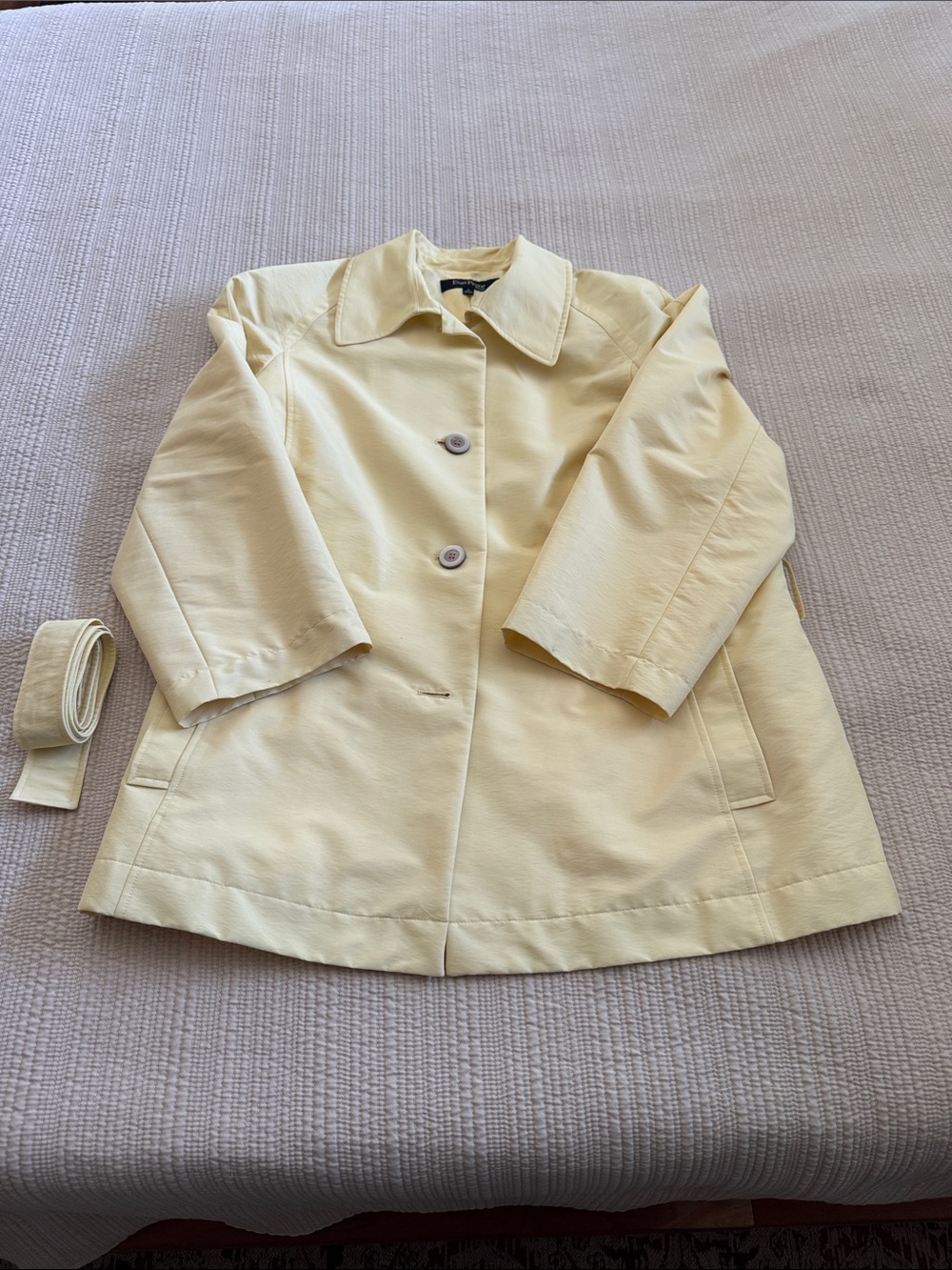 Vintage Evan Picone Short Trench Coat